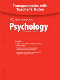 Psychology Principles in Practice Teaching Transparencies with Teacher's Notes