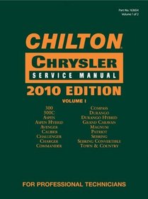 Chilton Chrysler Service Manual, 2010 Edition (2 Volume Set) (Chilton's Daimler Chrysler Service Manual)