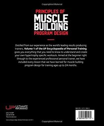 Principles of Muscle Building Program Design (UP Encyclopaedia of Personal Training)