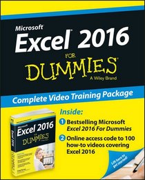 Excel 2016 For Dummies, Book + DVD Bundle