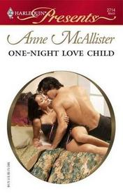 One-Night Love Child (Harlequin Presents, No 2714)