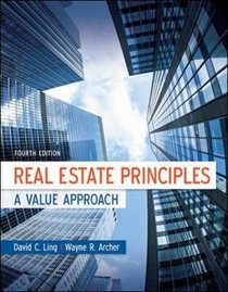 Real Estate Principles: A Value Approach