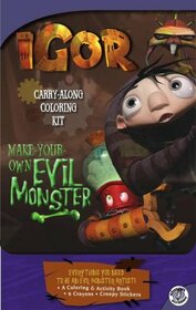Make-Your-Own Evil Monster Carry-Along Coloring Kit (Igor)