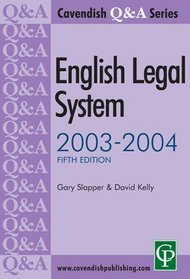 English Legal System Q&A 2003-2004 (Questions and Answers)