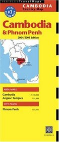 Cambodia & Phnom Penh Periplus Travel Map