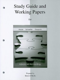 Study Guide & Working Papers to accompany Advanced Accounting