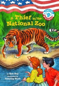 Capital Mysteries #9: A Thief at the National Zoo (A Stepping Stone Book(TM))