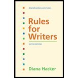 Rules for Writers with 2009 MLA Update & Research and Documentation in the Electronic Age 4e with 2009 MLA Update