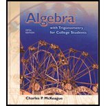 Algebra with Trigonometry for College Students - Textbook Only