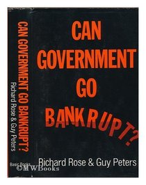 Can Governments Go Bankrupt