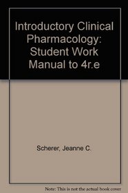 Student Work Manual for Introductory Clinical Pharmacology