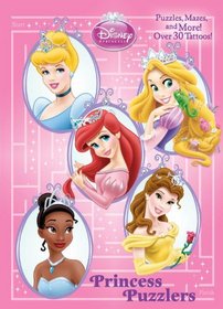 Princess Puzzlers (Disney Princess) (Color Plus Tattoos)