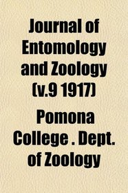 Journal of Entomology and Zoology (v.9 1917)