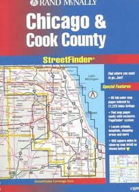 Rand McNally Chicago / Cook Co Streetfinder (Rand Mcnally Streetfinder. Chicago  Cook County)