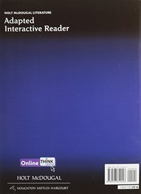 Holt McDougal Literature: Adapted Interactive Reader Grade 6