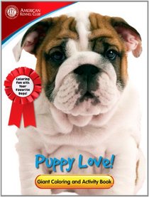 American Kennel Club Giant Coloring and Activity Book - Puppy Love