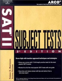 SAT II Subject Tests, 5th ed (Academic Test Preparation Series)
