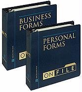 Forms on File: 1999 Edition (Forms on File (2 Vol.))