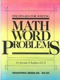 Strategies for Solving Math Word Problems