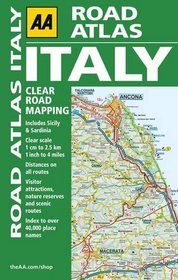 Road Atlas Italy (Aa Road Atlas)