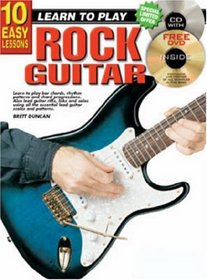 10 EASY LESSONS ROCK GUITAR BK/CD (10 Easy Lessons)