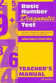 Basic Number Diagnostic Test: Teacher's Manual: Individual Assessment, Diagnosis and Follow-up in Basic Number Skills