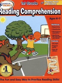 Hooked On Phonics First Grade Reading Comprehension Workbook