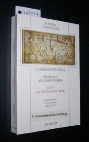 Epistola ad Corinthios =: Brief an die Korinther (Fontes Christiani) (German Edition)