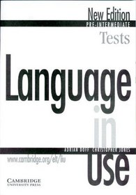 Language in Use Pre-Intermediate Tests