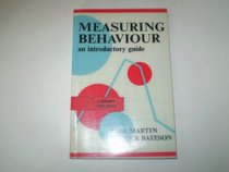 Measuring Behaviour:An Introductory Guide