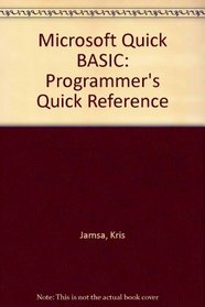 Microsoft Quickbasic (Programmer's Quick Reference Series)