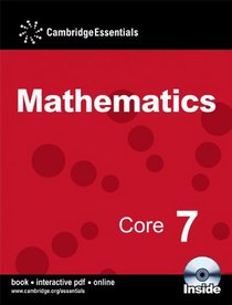Cambridge Essentials Mathematics Core 7 Pupil's Book with CD-ROM: No. 7