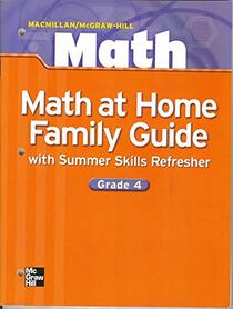 Math at Home Family Guide, Grade 4 with Summer Skills Refresher (Math Grade 4)