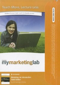 MyMarketingLab with Pearson eText Student Access Code Card for Marketing: An Introduction