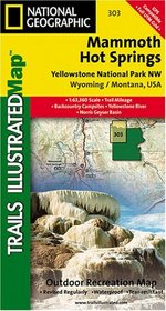 Yellowstone National Park, Mammoth Hot Springs Area Trail Map