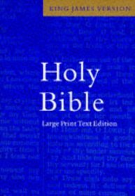 KJV Large Print Text Blue Hardcover 80 (Authorized King James Version)