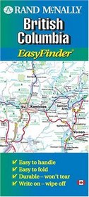 Folded Map-British Columbia