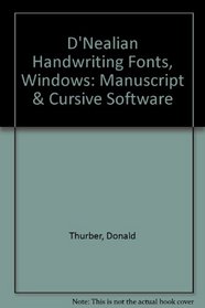 D'Nealian Handwriting Fonts, Windows: Manuscript & Cursive Software