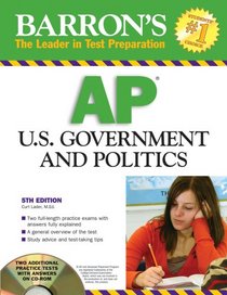 Barron's AP U.S. Government and Politics with CD-ROM (Barron's: the Leader in Test Preparation)