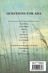 Questions for Ada