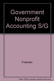 Government Nonprofit Accounting S/G