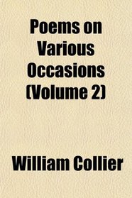 Poems on Various Occasions (Volume 2)