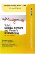 Real Nursing Skills 2.0: Access Code Card for Maternal-Newborn & Women's Health