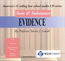 Goode's Sum and Substance Audio Set on Evidence, 2d