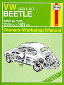 Vw 1300 and 1500 Beetle 1965 Thru 1970 78.3 Cu in (1285 Cc 91.1 Cu in)