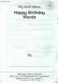 My Book About Happy Birthday Words: Read-Aloud (Longman Book Project)