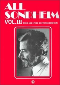 All Sondheim, Volume 3 (All Sondheim)