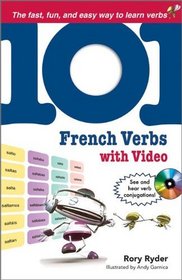 101 French Verbs with MP4 Video Disc (101... Language Series)