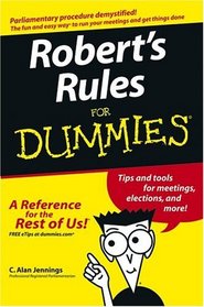 Robert's Rules for Dummies