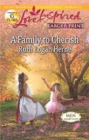 A Family to Cherish (Men of Allegany County, Bk 5) (Love Inspired, No 719) (Larger Print)